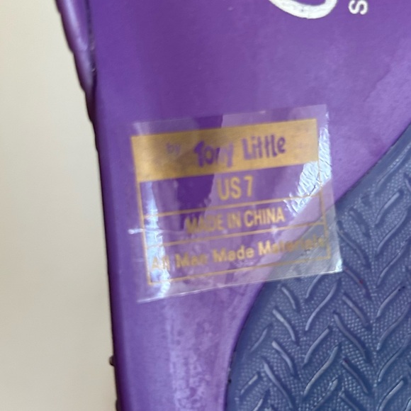 Cheeks Women's Purple Sandals - Picture 7 of 7